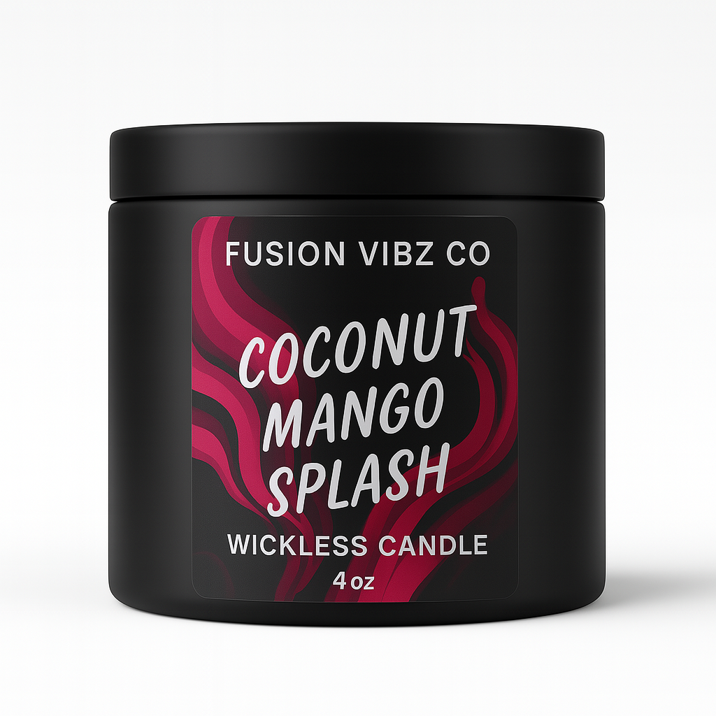 WICKLESS CANDLE STARTER Bundle Coconut Mango Splash And Tropical Goodness