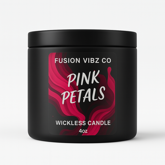 Wickless Candle starter Bundle Lavender vanilla and Pink Petals.