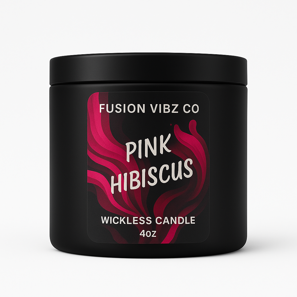 Wickless Candle starter  Bundle Caramel Crunch And Pink Hibiscus